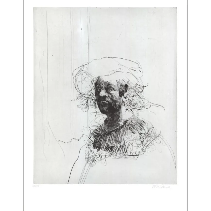 WEISBUCH Claude - Gravure originale "La maturité" 76x56cm - 1973