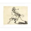 WEISBUCH Claude - Gravure originale " Le Centaure II " 32x45cm