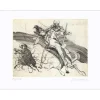 WEISBUCH Claude - Gravure originale "Don Quichotte de la Manche II" 28x38cm