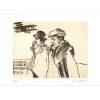 WEISBUCH Claude - Gravure originale "Wright Brothers, pionniers de l'aviation" 29x38cm - 2004