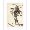 WEISBUCH Claude - Gravure originale "Hommage à Callot, Pantalone" 66x50cm