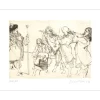 WEISBUCH Claude - Gravure originale "Opéra, Monsieur de Pourceaugnac" 28x38cm