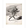 WEISBUCH Claude - Gravure originale "Le Violoniste emporté" 66x50cm