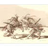 WEISBUCH Claude - Lithographie originale "La rencontre" 56x76cm