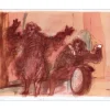 WEISBUCH Claude - Lithographie originale "Grande parade, Etat 2" 60x75cm - 1972