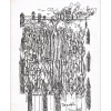 ZENDEL Gabriel - Lithographie signée au crayon "Mineurs en grève" 27x21cm - 1963