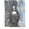 ZENDEL Gabriel - Lithographie "Portrait" 32x25cm